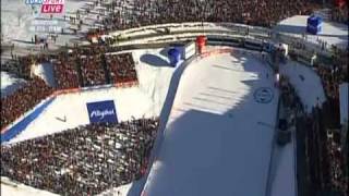 Severin Freund 218 Meter  Skifliegen Oberstdorf 06022011 [upl. by Mazur]