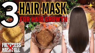 3 home made hair mask for frizzy Hair  How to make best hair mask at home hairmask [upl. by Kaitlin403]