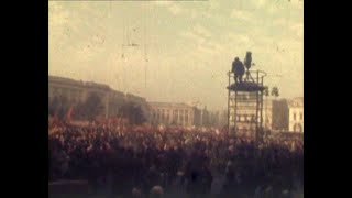 Raritate Discursul lui Ceausescu din 21 decembrie 1989 si mitingul spart de instigatori  Revolutie [upl. by Kieryt]