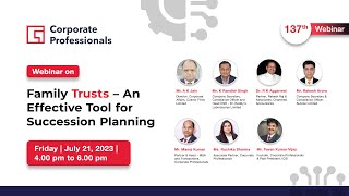 Webinar on quotFamily Trusts – An Effective Tool for Succession Planningquot [upl. by Lyontine998]