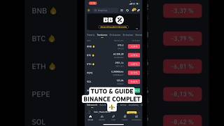 TUTO amp GUIDE BINANCE COMPLET⚜️ [upl. by Doughty]