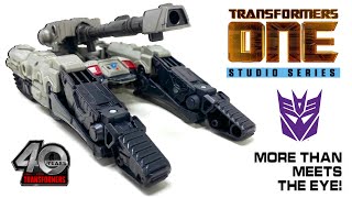 WICKED Transformers Studio Series 114 TF ONE Deluxe Class MEGATRON Review [upl. by Oinotnaesoj]