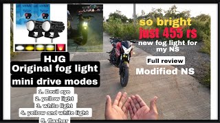 best fog light for bikes under 500rs  test and review modification [upl. by Gnoc]