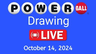 Powerball live Drawing results form Monday October 14 2024  Powerball Drawing Live [upl. by Enelra952]