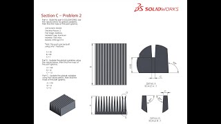 Solidworks CSWA Exam Practice  PART MODELLING  Section C  2 [upl. by Cheke]