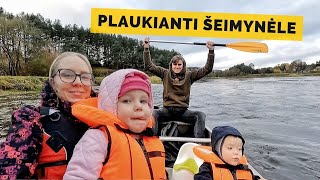 PLAUKIMAS SU ŠEIMA NERIMI IKI VILNIAUS  PLAUKIANTI ŠEIMYNĖLĖ [upl. by Gladys]