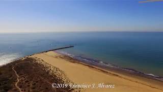 DRONE  Punta Umbria Playa y Ria  4K [upl. by Alokin]