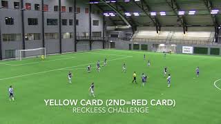 Referee situation Reckless challenge 9 [upl. by Sivle]