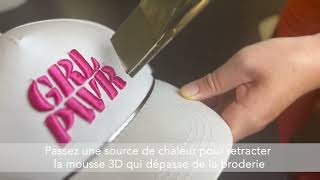 Broderie mousse 3D avec la TMEZ de Tajima BODYBUILDER [upl. by Lederer]