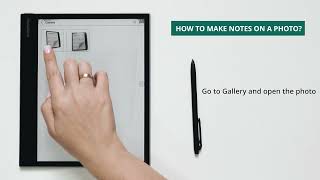 How to make notes on a photo on PocketBook InkPad EO [upl. by Durkin48]