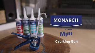 Using Monarch Mini Caulking Gun [upl. by Dnomso]