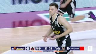 AdmiralBet ABA League 202324 highlights Round 10 FMP Soccerbet  Partizan Mozzart Bet 2122023 [upl. by Rosenthal]