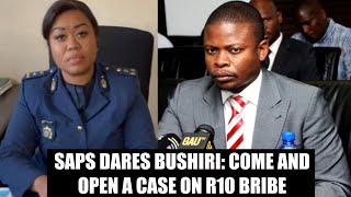 BREAKINGSOUTH AFRICAN POLICE DARES BUSHIRI OVER BRIBERY ALLEGATIONS quotCOME AND LODGE A COMPLAINTquot [upl. by Notgnilra835]