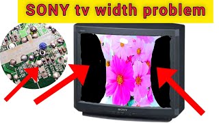 SONY crt tv width problem [upl. by Shaddock854]