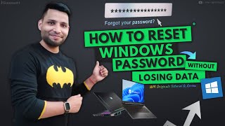 How to Reset Windows 10 Password Without Losing Data 2023 Unlock Windows 1011 Without Password [upl. by Ellerret]