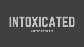 Martin Solveig  Intoxicated feat GTA Lyrics [upl. by Alasdair]