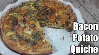 Bacon and Potato Quiche Recipe  Episode 393 [upl. by Chickie374]