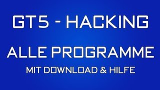 Gran Turismo 5 Hacking Programme  Download und Hilfen [upl. by Thayer]