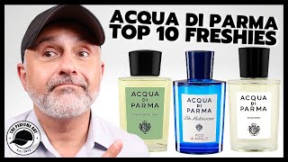 Top 10 ACQUA DI PARMA Fresh Fragrances  Favorite Acqua Di Parma Fresh Scents Ranked [upl. by Carmelita588]