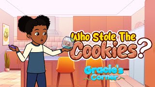 Who Stole the Cookies  Gracie’s Corner Mystery  Nursery Rhymes  Kids Songs [upl. by Genna]