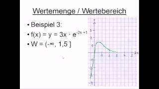 Wertemenge Wertebereich [upl. by Wey]