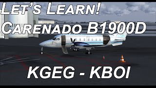 FSX  Lets Learn  Carenado B1900D [upl. by Zaria93]