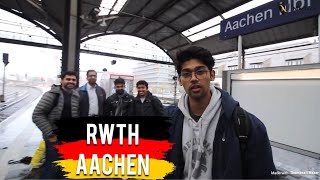 RWTH Aachen  Campus tour by Nikhilesh Dhure Meeting Indian students in Aachen [upl. by Nyltiak]