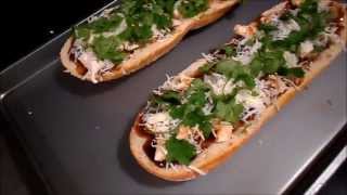 BBQ Chicken French Bread PIZZA Quick amp Easy Recipe ♡  VEDA Day 9 [upl. by Aneed776]