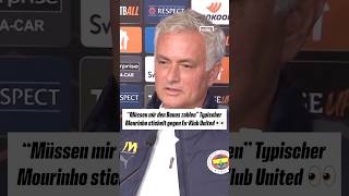 Klassischer Mourinho 😂 fenerbahçe manchesterunited mourinho shorts [upl. by Fitalludba]