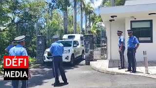 Floréal  alerte à la bombe au siège du hautcommissariat britannique [upl. by Wilfreda753]