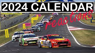 2024 Calendar Announcement Reaction  V8 Supercars Torque [upl. by Yrocej871]