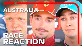 Drivers Reaction After the Race  2024 Australian Grand Prix [upl. by Ydualc]