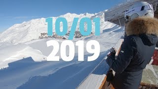 Une journée de ski à Val Thorens  10 Janvier 2019 [upl. by Alpers]