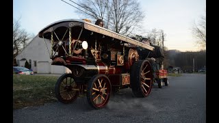 Shooby the Burrell Showmans Road Locomotive  Top Valve Gear [upl. by Jody601]