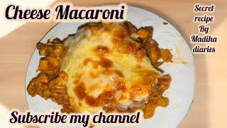 Cheese Macaroni recipe by Madihadiaries cheesemacaroni spicyfood viralvideo 1millionviews [upl. by Col319]