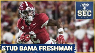 Bama Freshman WR Ryan Williams Shines LSU RB John Emery Done Other SEC News [upl. by Neerac]