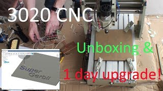 Cheap Chinese 3020 mill  unbox and upgrade  1 day challenge [upl. by Iarahs]