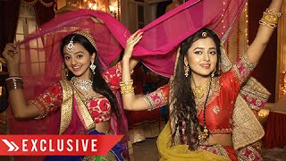 Exclusive Swara And Ragini Teach Dance Steps With Their Dupatta  Swaragini  Interview [upl. by Marjory]