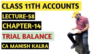 Trial Balance  Chapter14  Trial Balance  Class11 Accountancy  CA MANISH KALRA [upl. by Solomon]