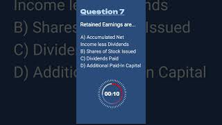 Accounting 101 Quiz Question  Stockholders Equity [upl. by Cordalia]