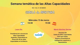 Semana de las Altas Capacidades 2024  Charla de apertura [upl. by Nnaacissej]