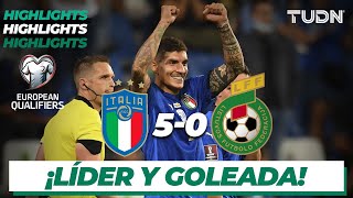 Highlights  Italia 50 Lituania  UEFA European Qualifiers 2021  TUDN [upl. by Fabron]