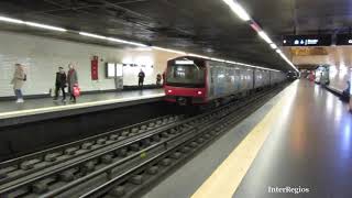 Metropolitano de Lisboa  Trains in the Lisbon Metro  2020 [upl. by Darsie]