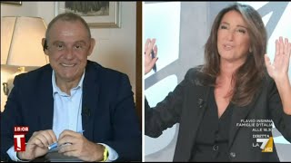 Ettore Licheri ospite a quotTagadàquot La7 14102024 [upl. by Ayinat]