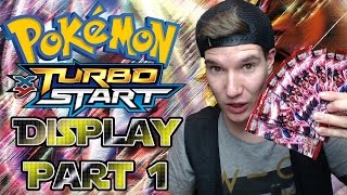 TURBOPOWER POKÉMON TURBOSTART Booster Display Opening [upl. by Onibla]