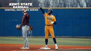 Kent State Baseball vs Central Michigan  Full Series Highlights [upl. by Loree]