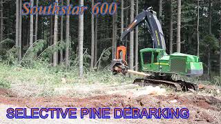 QS600 SELECTIVE PINE DEBARKING [upl. by Tiemroth]