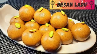 साजूक तुपातील दाणेदार बेसन लाडू। besan ladoo recipe besanache ladu how to make besan ladu  ladu [upl. by Nele161]