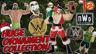 EPIC WWE ORNAMENT COLLECTION TOUR AEW WCW WWF [upl. by Azeel783]