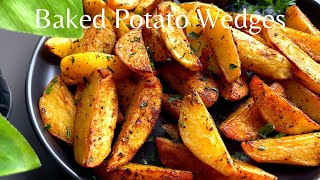 Ultimate Oven Baked Potato Wedges  One Pot Chef [upl. by Anirav]